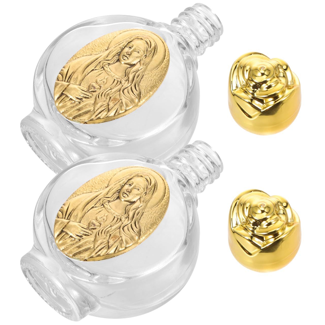 Cross-border 15ml glass bottle portable refillable container empty perfume bottle essential oil bottle party supplies