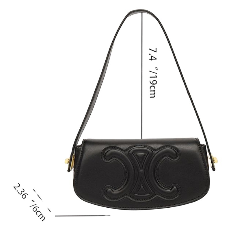 Bolso baguette francés para ir al trabajo, bolso de axila de nicho de alta gama para mujer, nuevo bolso de hombro tipo bandolera de estilo otoño e invierno 2024