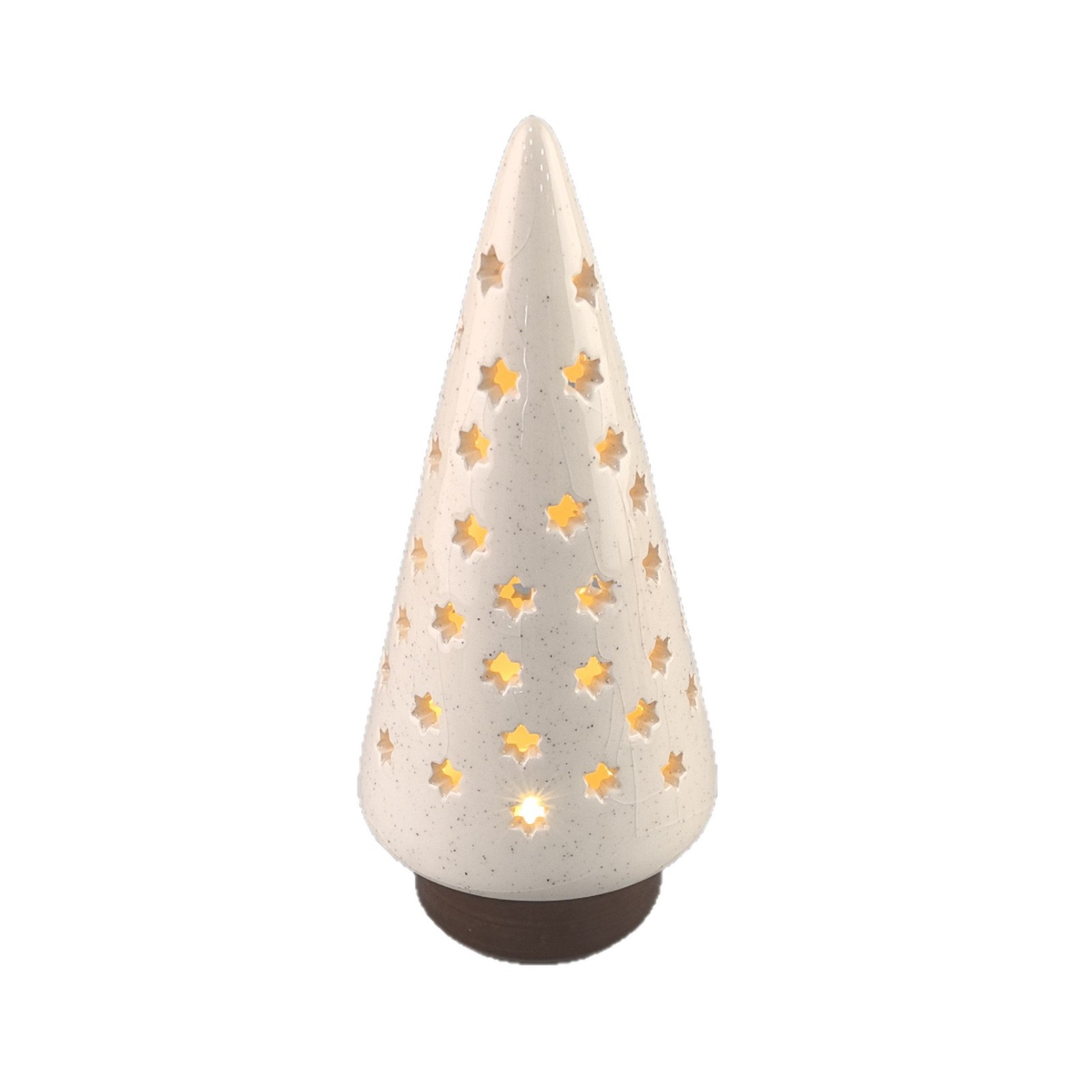 Árbol de Navidad de cerámica simple europeo personalizado LED decoración de luces decorativas para el hogar moderno regalos de decoración de Navidad