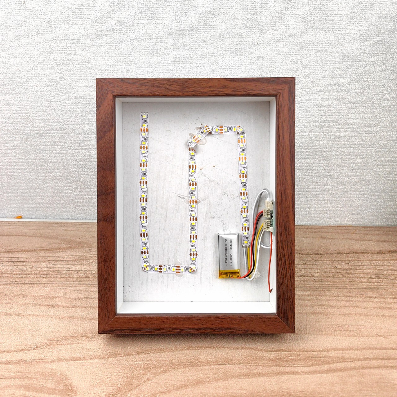 Manufacturer Wholesale Light Picture Frame Hollow Photo Frame Rechargeable Night Light Table Student Gift DIY Creative Gift