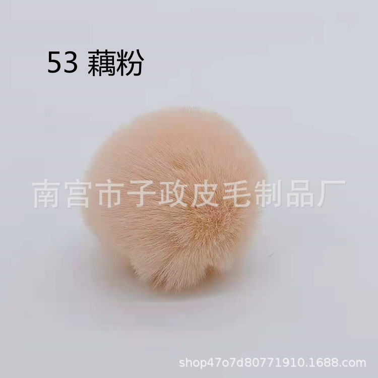 Bola de piel de conejo de imitación 6cm7cm8cm9cm10cm Bola de piel al por mayor hecha a mano DIY joyería ropa zapatos accesorios adornos