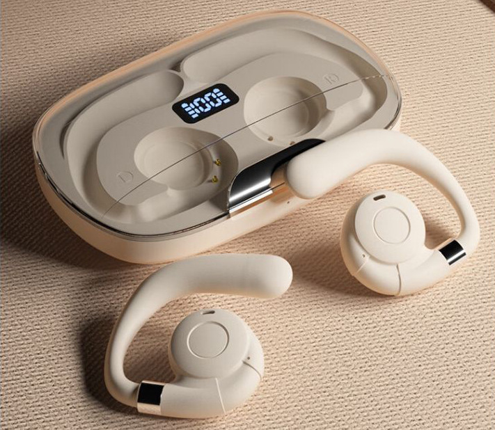 2023 nuevo OWS auricular bluetooth abierto no-en-oído concepto de conducción ósea inalámbrico real auricular montado en el oído