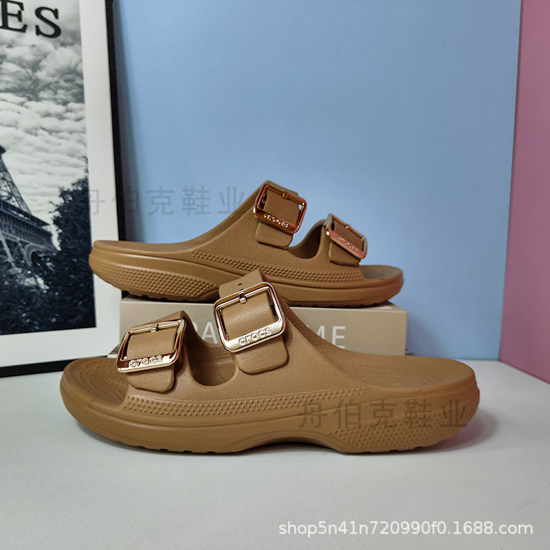 Original Cartier Classic Comfortable Women's Sandals Summer Gold Buckle Flat Lightweight Non-Slip Casual Beach Sandals Original Cartier Classic Comfortable Women's Sandals Summer Gold Buckle Flat Lightweight Non-Slip Casual Beach Sandals