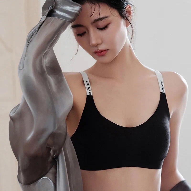 Venta directa de fábrica Comercio electrónico transfronterizo Sudeste de Asia Vietnam Tailandia Ladies Taza delgada sin costuras Color sólido Recolección lateral sujetador