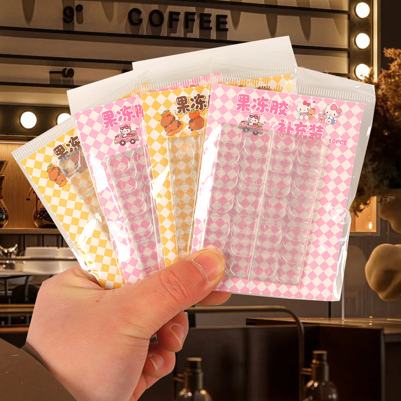 Wearable Nail Jelly Glue Specialized for Manicure, Upgraded Version, Super Adhesive Nail Glue, Nail Stickers, Solid Jelly Double-Sided Tape Wholesale