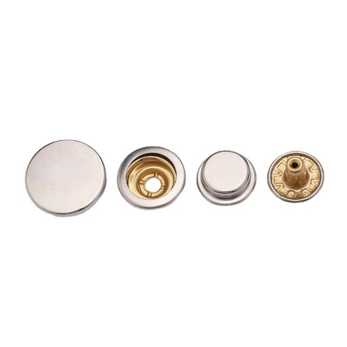 Wholesale metal four-in-one flat curved surface panel round 501/503/831/633 down jacket buttons