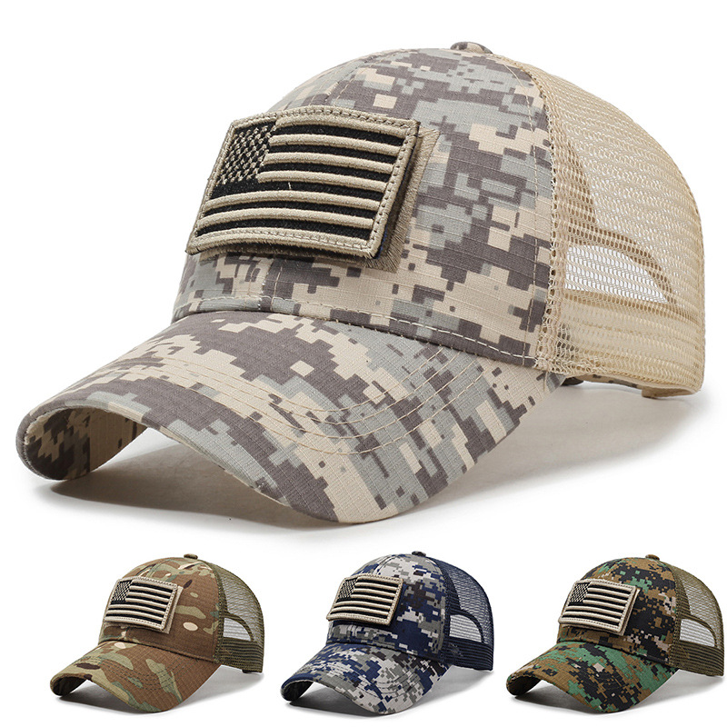 Men's travel hat with velcro