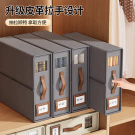 跨境拉链无纺布床单四件套衣柜收纳箱带盖整理储物盒衣服收纳盒
