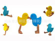 跨境专供可弯曲玩具鸭子铁丝人减压玩具生日派对礼品