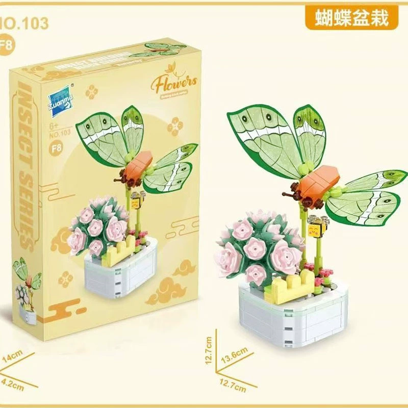 Building Set (Lego) Flower Constructor — Sunflower & Floral Models, Giftable Kits