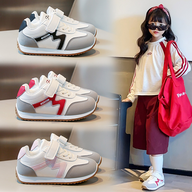 Atmungsaktive Kindersneaker – Leichte Schul- und Outdoor-Schuhe für Jungen und Mädchen – Klassischer deutscher Trainingsstil_voghion.com