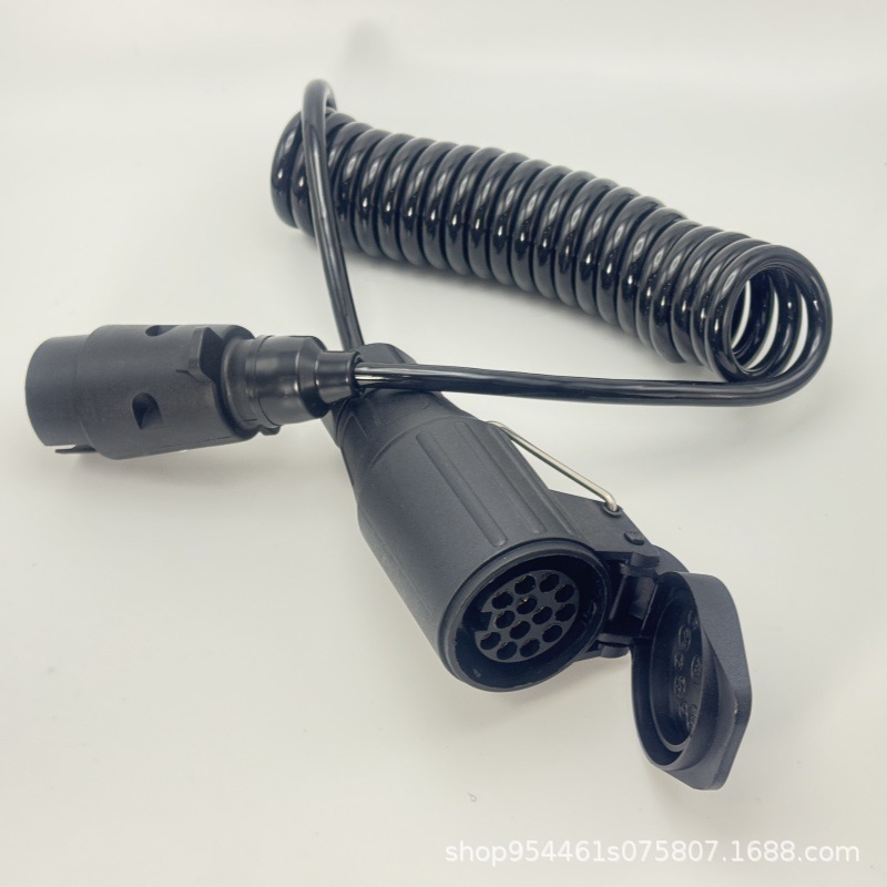 7-core to 13-core trailer connection line 12V trailer spring line RV European wiring harness trailer extension line 2M