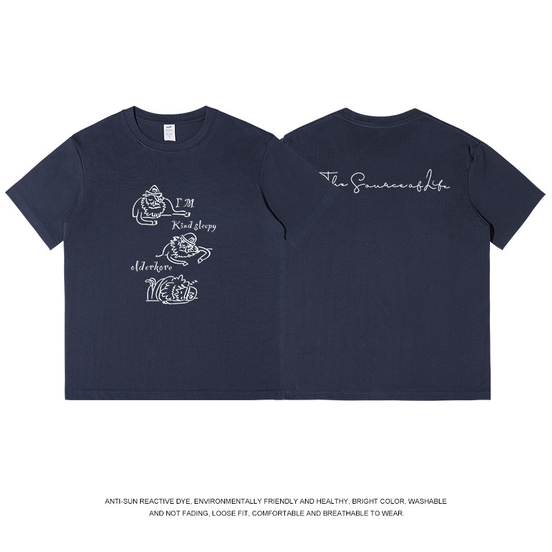 メンズファッションブランド カジュアル半袖 男女兼用 カップル向け シンプル 夏 プリントTシャツ 綿100% ホワイト 万能トップス インスタ映え|undefined