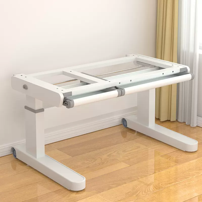 源头工厂一件批发小学生儿童学习桌书桌架子电动手动手摇升降桌腿