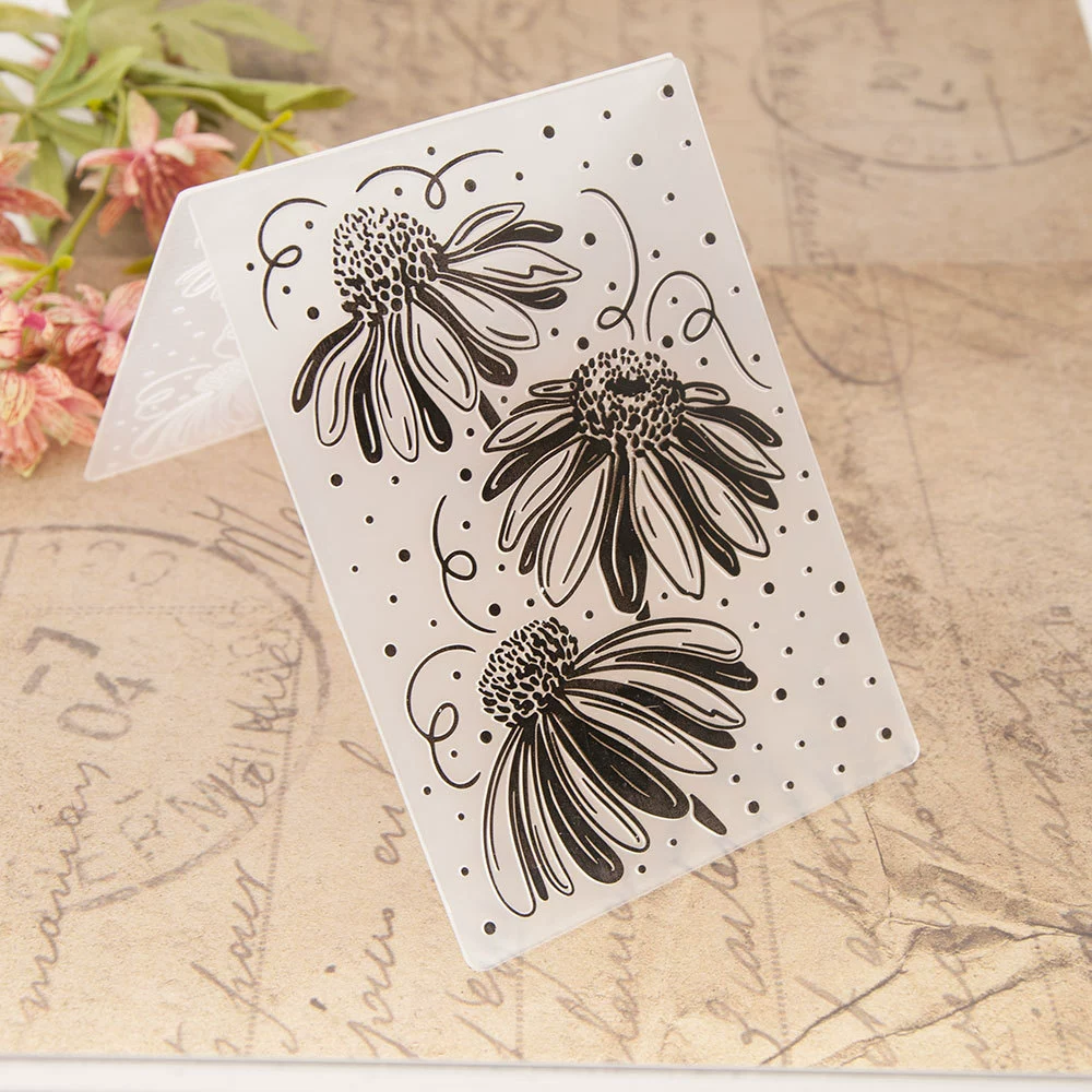 EM364 DIY пластиковый шаблон для тиснения, пластина для тиснения, форма для тиснения, зажим для тиснения