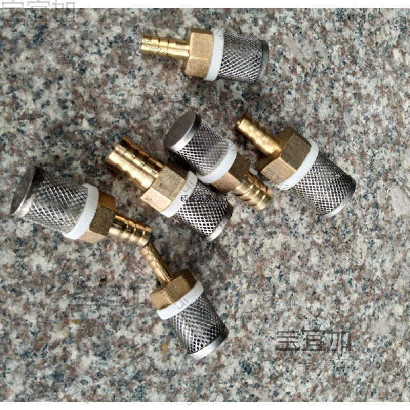 304不锈钢网+铜头 水泵过滤网 水管末端过滤 接软管过滤器 可拆卸