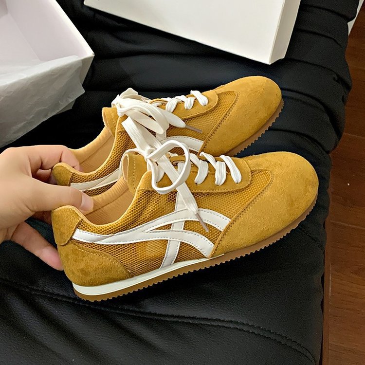 Zapatillas deportivas Dopamine para mujer, nuevas y populares zapatillas planas de primavera y verano, zapatillas de malla versátiles, zapatillas deportivas informales. image 4