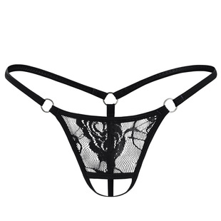 Tzy1209T cross-border foreign trade sexy underwear men's sexy underwear briefs thong openwork T pants