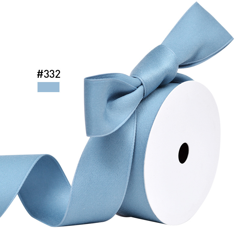 Cinta mate de doble cara cinta de algodón de poliéster 2,5 cm de ancho material de arco regalo embalaje hecho a mano cinta de algodón de poliéster engrosada
