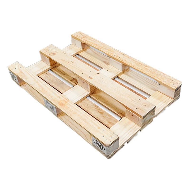 Абсолютно новый деревянный поддон стандарта ЕПАЛ (европейский стандарт), деревянный поддон №1, деревянный поддон для погрузчика, цельнодеревянный логистический поддон.
