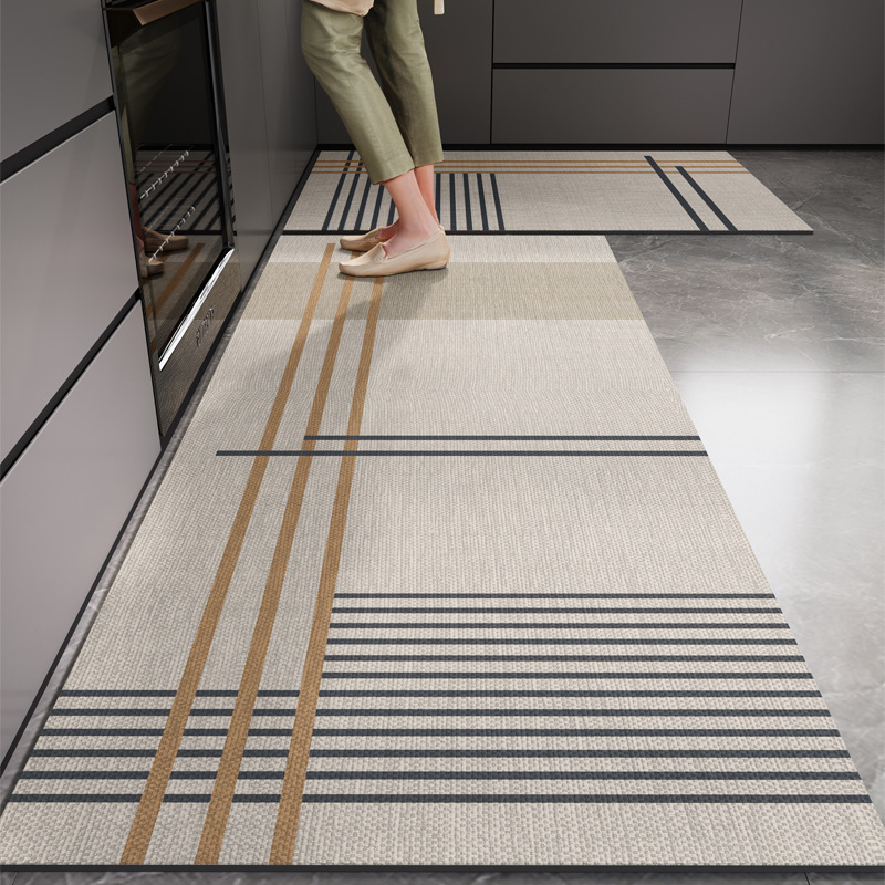 Cojín de cocina de dibujos animados resistente al desgaste resistente a la suciedad fácil de cuidar alfombra de barro de diatomeas absorción de agua absorción de aceite secado rápido cojín antideslizante doméstico