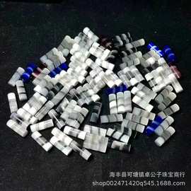 猫眼石圆柱吊坠带猫眼效果采用意大利工艺未打孔