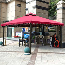 户外摆摊帐篷伞天幕四角商用凉亭防水防晒露天活动室外庭院遮阳棚