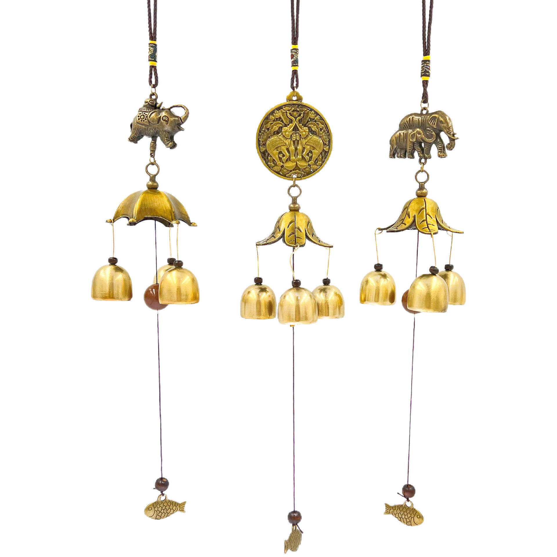 Campanello a vento decorativo in lega di rame artigianato yunnan_voghion.com