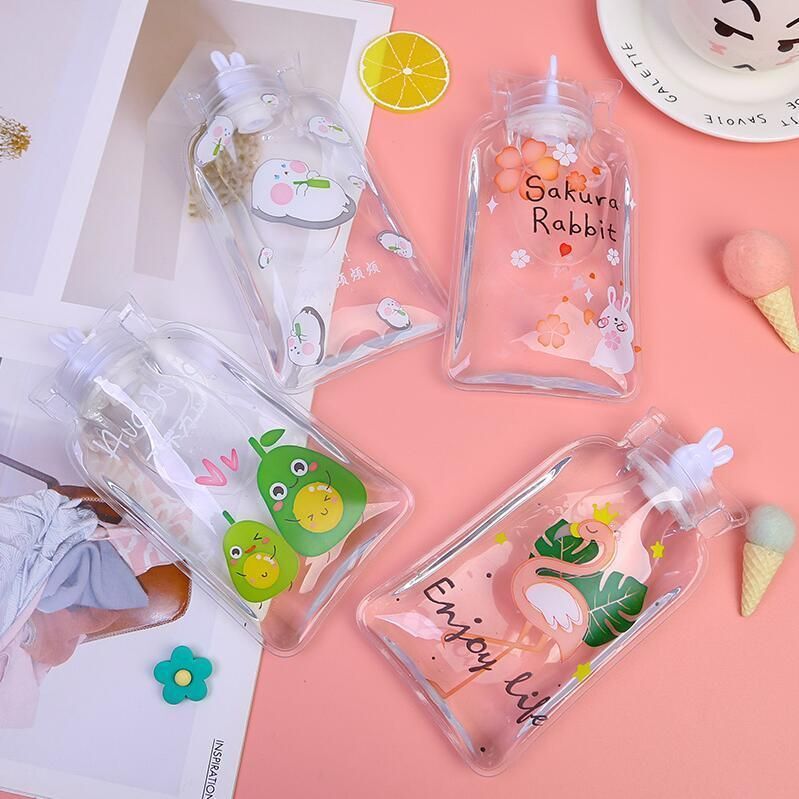 Hot Water Bottle for Warming the Stomach, Explosion-Proof, Water-Filled Hot Compress, Cartoon Hand Warmer, Portable Hot Water Bag for Female Students Hot Water Bottle for Warming the Stomach, Explosion-Proof, Water-Filled Hot Compress, Cartoon Hand Warmer, Portable Hot Water Bag for Female Students