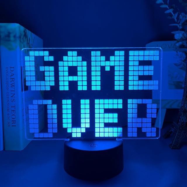 Lámpara 3D LED de fútbol – USB – Decoración nocturna para habitación infantil