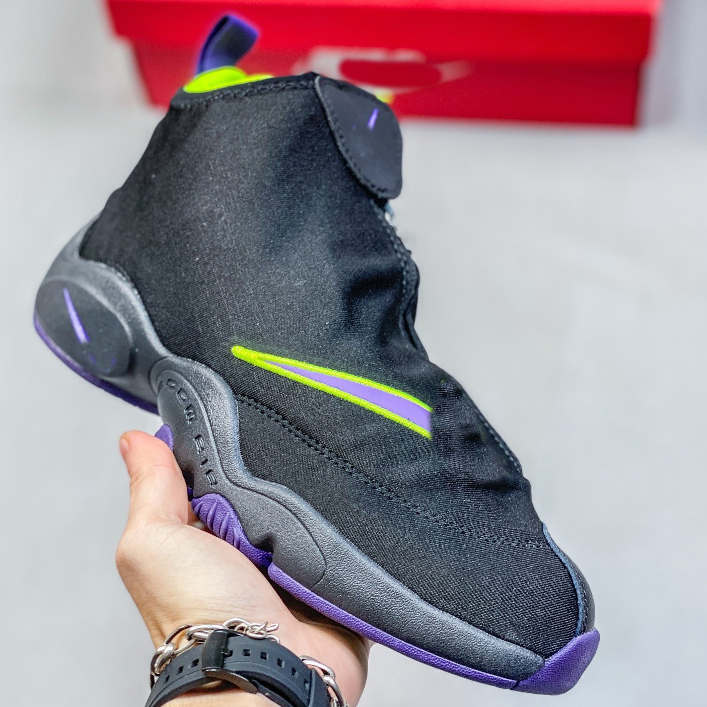 Putian zapatos de baloncesto de combate Peyton guantes de cremallera de alto impacto antideslizante zapatos casuales para hombres image 3