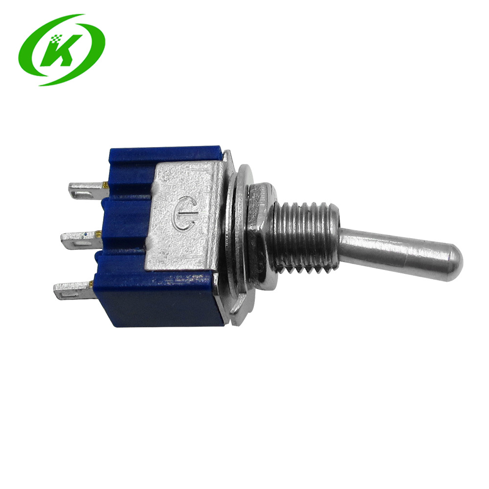 MTS102 3脚2档 三脚二档 拨动/扭子/钮子开关 6A 125V/3A 250V