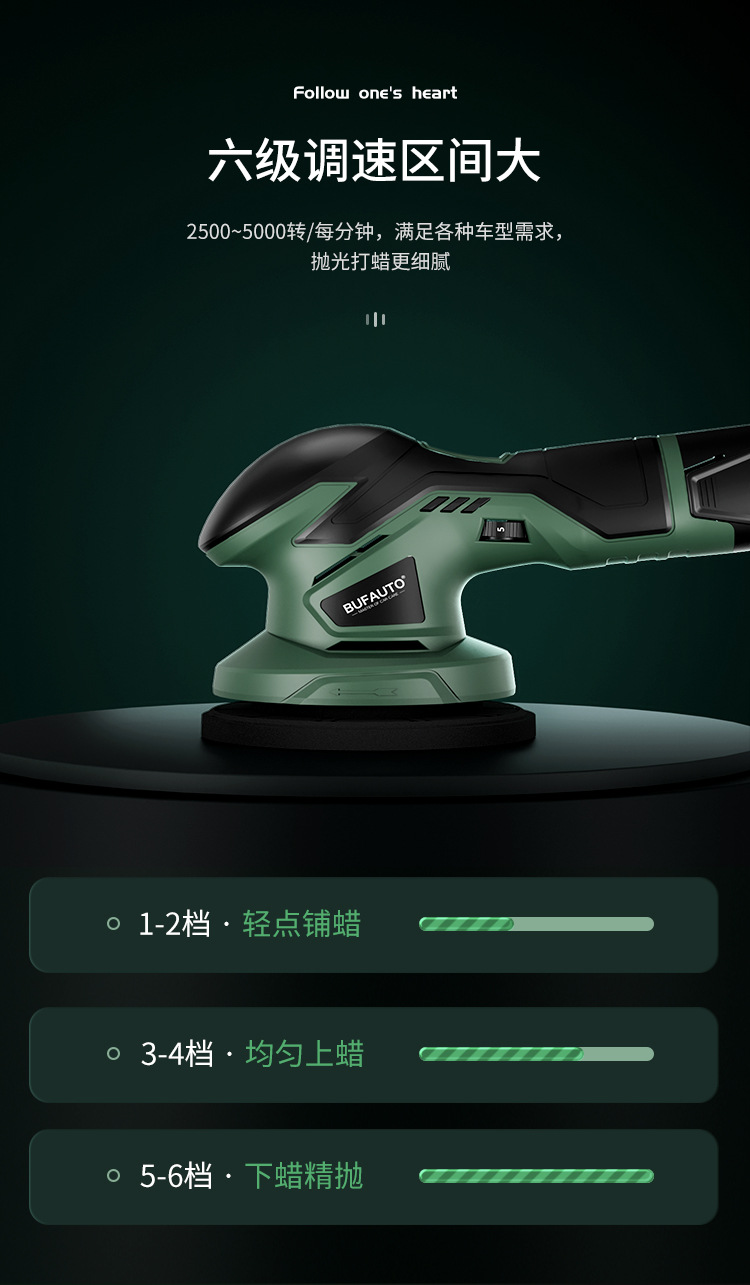 Beifu Wireless Waxing Machine Lithium Battery Da Charging Car Floor Small Electric Polishing and Grinding Car Wholesale