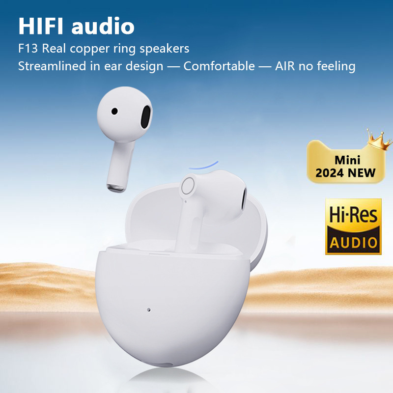 Frosted New H5 Max Bluetooth Headset Tws 5.3 Macaron Charging Compartment Mini Small Headset Android Ios