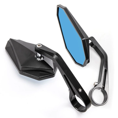rearview handle mirror aluminum | Motorcycle rearview mirror