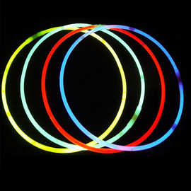 5*580mm单色荧光棒项圈演唱会节日气氛PARTY助威发光道具玩具项圈