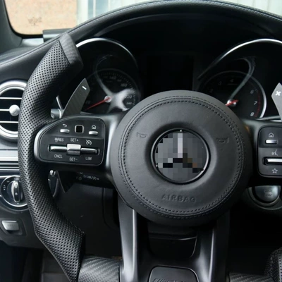 Steering wheel carbon fiber half-wheel steering