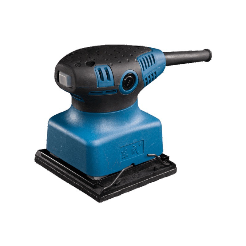 东成电动砂纸机腻子砂磨机墙面打磨平板砂光机木材地板木工抛光机