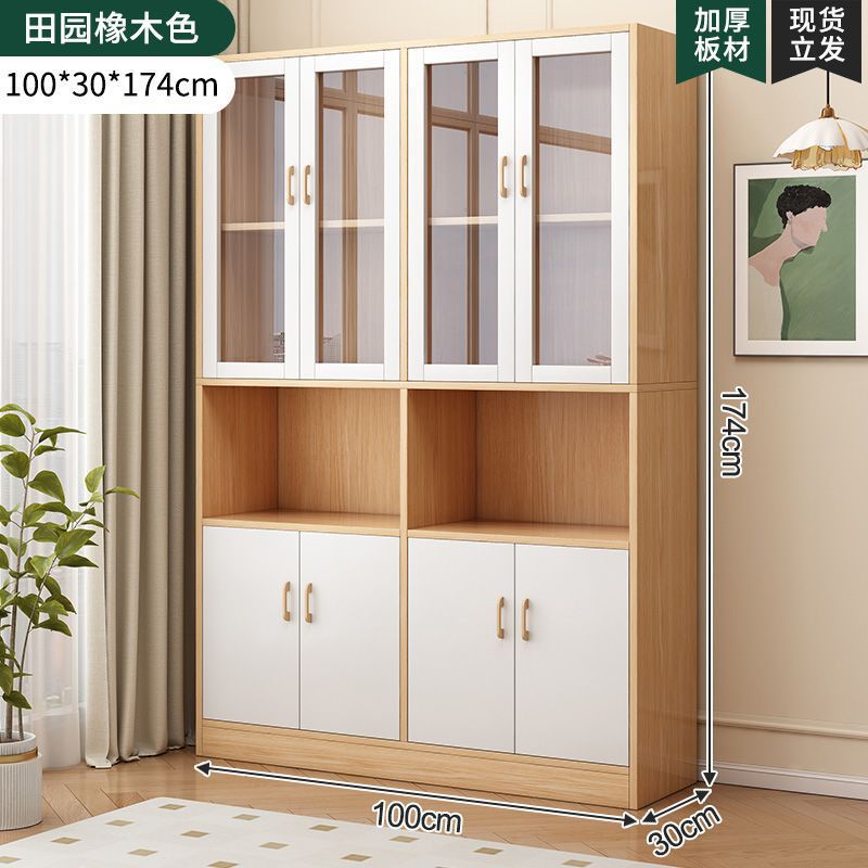 [문 8개, 수납공간 2개] 패스럴오크 컬러 100cm