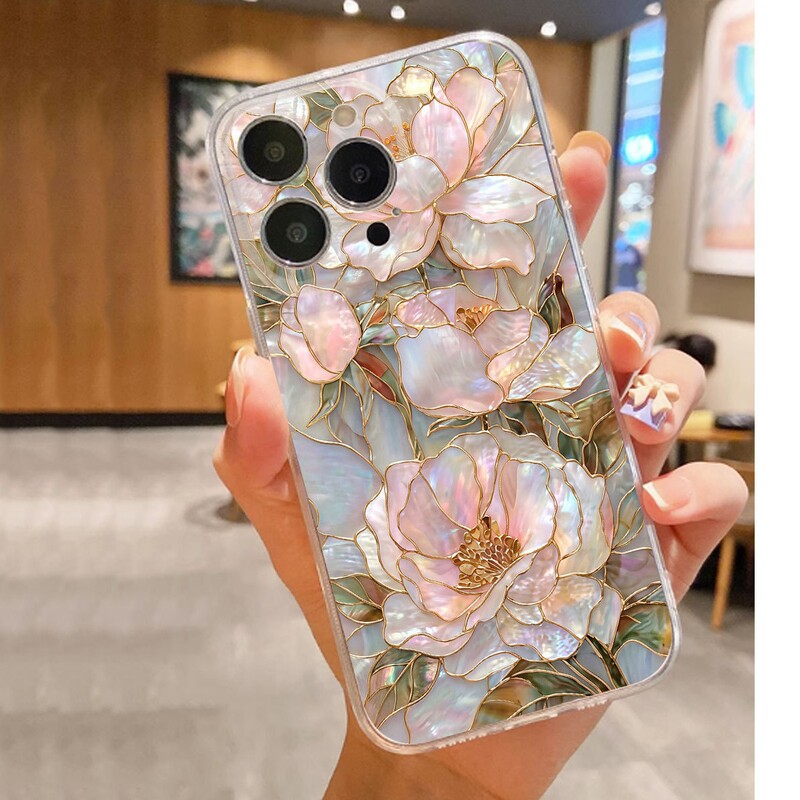 Flower Bloom Prosperity Anti-Drop Transparent Case Suitable for iPhone 14/15/16/17 Series Pro Max Phone Case Protection Flower Bloom Prosperity Anti-Drop Transparent Case Suitable for iPhone 14/15/16/17 Series Pro Max Phone Case Protection