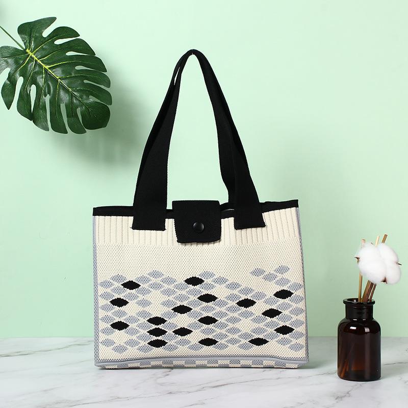 Femmes Grande Polyester Argyle Vêtement De Rue Ouvert Sac Sous Les Bras display picture 2