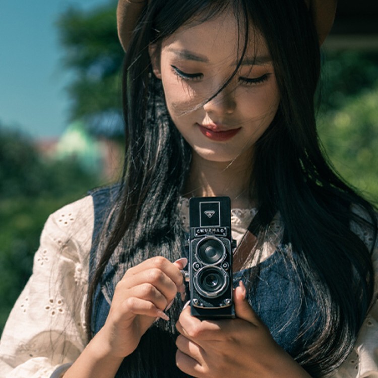 新しい Chuzhao ダブルリフレクター卒業シーズンビデオギフト手回し科学交換学生カメラレトロ誕生日ギフト|undefined
