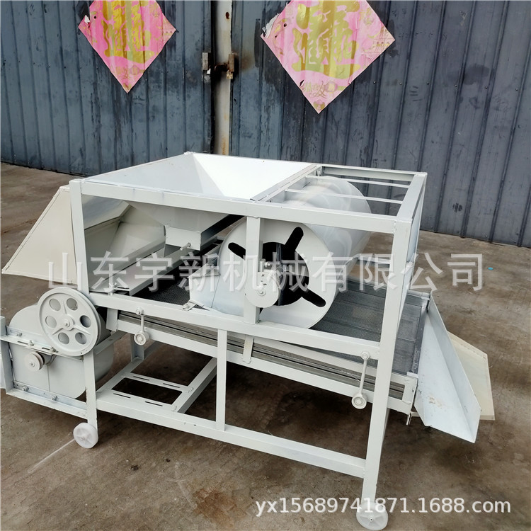 吹吸风式电动粮食筛选机小型水稻清理筛 种子除杂风选机