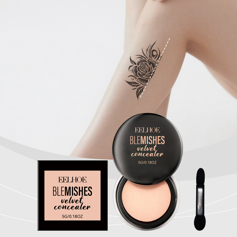 Eelhoe Tattoo Concealer, Moisturizing and Lightweight Texture, Easy to Apply, Corrects Imperfections and Creates a Natural, Smooth Complexion
