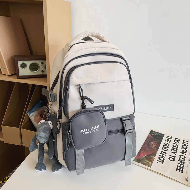 Mochilas escolares mujer 2025 nuevo ocio con mochila mochila mochila mochila estudiantes de secundaria viajan con gran capacidad mochila simple