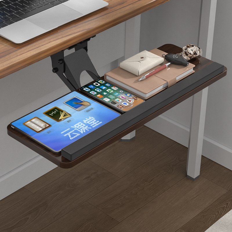 Keyboard Tray under Desk Computer Mouse Rotating Stand Extension Drawer Slide Tray Ergonomic Keyboard Stand