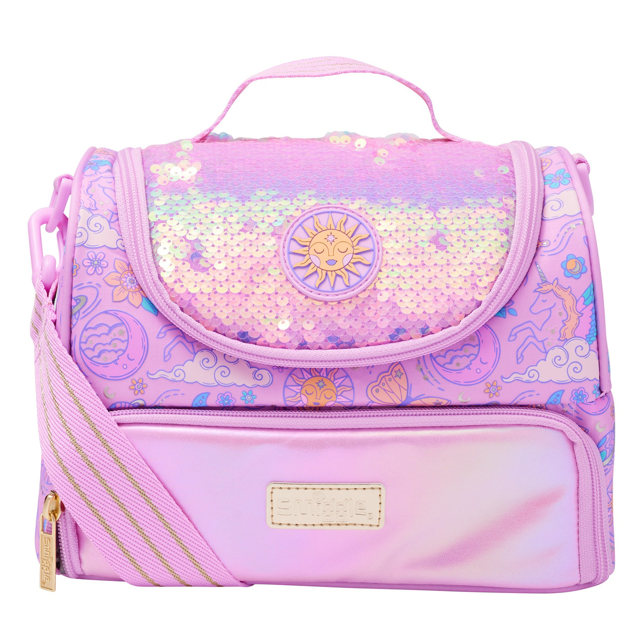 Australia smiggle doble capa Bento bolso caja de almuerzo niños de la escuela primaria BOLSA DE AISLAMIENTO impermeable bolsa de almuerzo grande