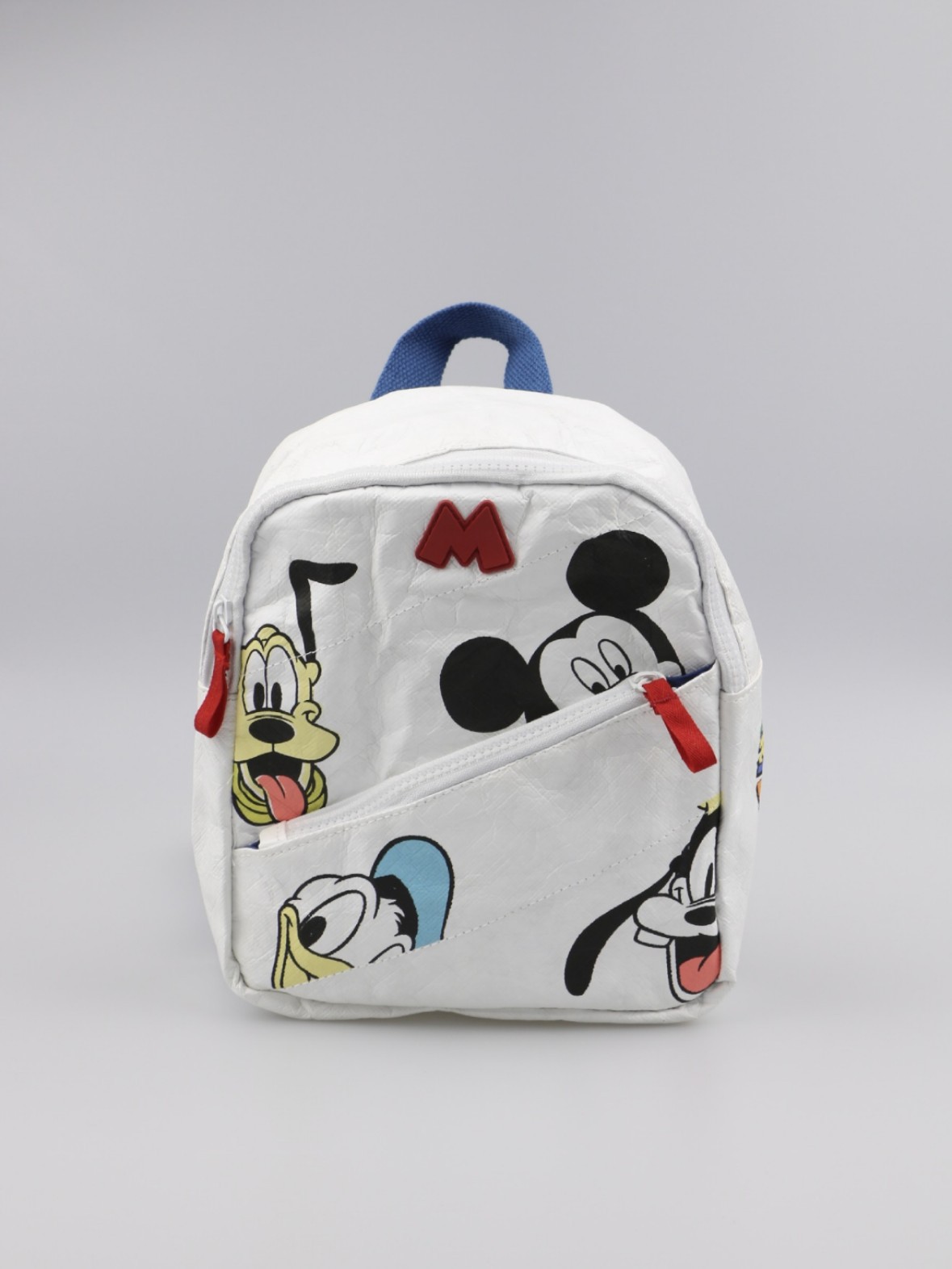 Ligero DuPont papel ocasional de los niños dibujos animados impreso blanco mochila Kindergarten