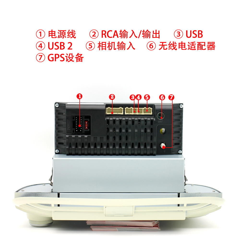 7inch Suitable for Fiat 500 1+32g Built-In Carplay Mobile Phone Connection Car Mp5 Player 12V