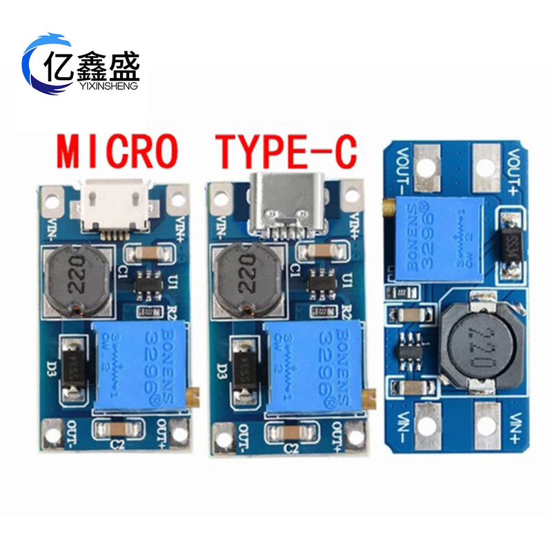 MT3608 DC-DC boost converter boost power module boost boost boost Board maximum output 28v 2A MT3608 DC-DC boost converter boost power module boost boost boost Board maximum output 28v 2A